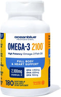 180 ct Triple Strength Burpless Fish Oil Supplement E2822