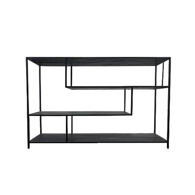 Modern Bookcase with 3 Open Wood Shelves I6469