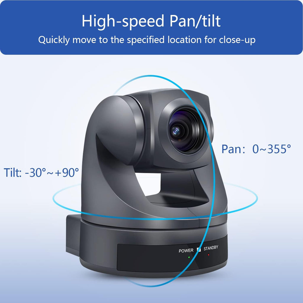 10X Optical Zoom HD 1080P PTZ Camera USB2.0 Webcam M59326