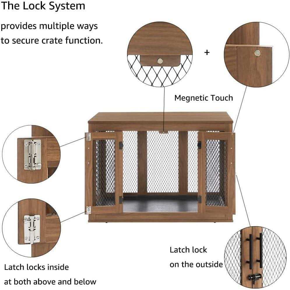 Furniture Style Dog Crate with Tray P357