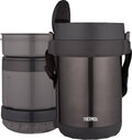 Vacuum Insulated Stainless Steel Meal Carrier with Spoon N672295