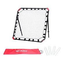 Black Portable Soccer Rebounder Net with Carry Bag Z19961