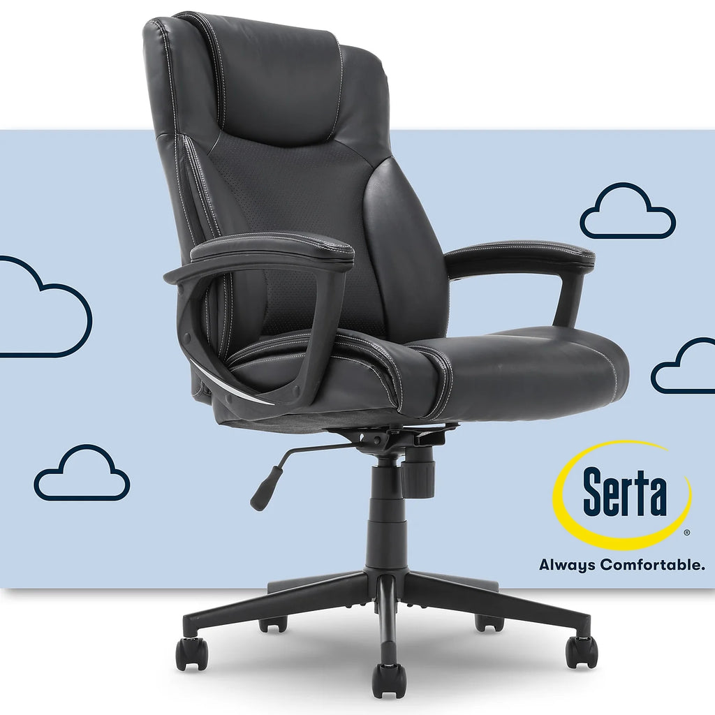 Black Bonded Leather Executive Chair R889