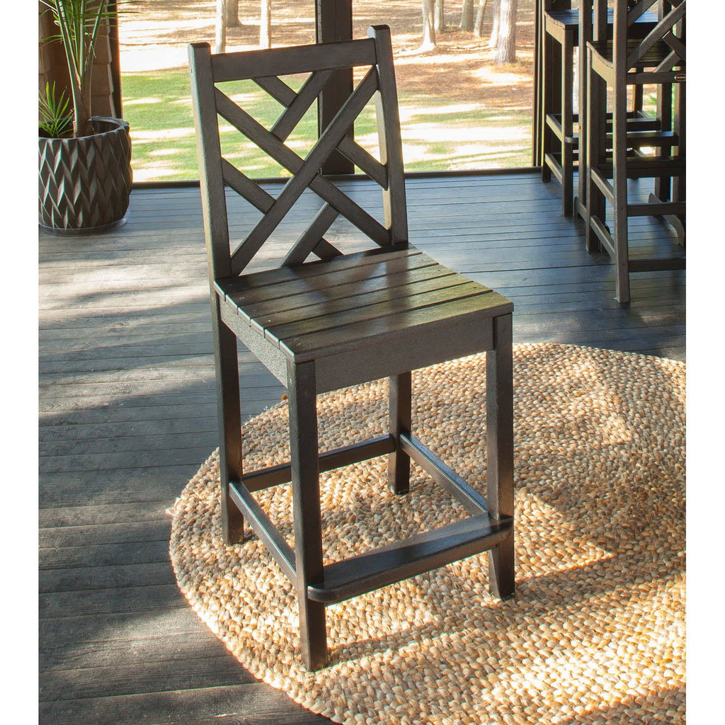 Slate Grey Counter Side Chair A7221