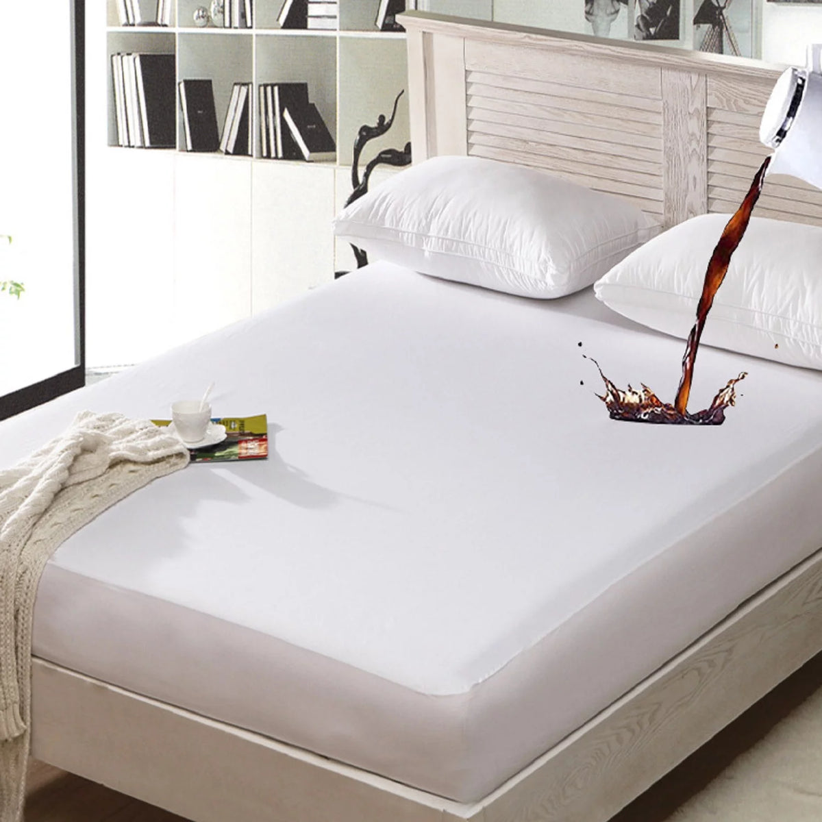 Queen Waterproof Mattress Protector K1847