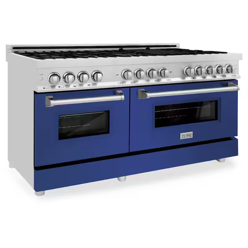 9-Burner Double Oven Dual Fuel Range in Stainless Steel H85847