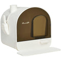Covered Cat Litter Box with Tray C952457