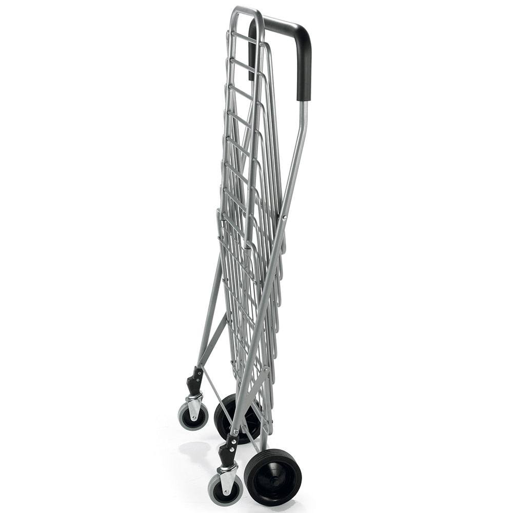 Grey Aluminum Shopping Cart C539545