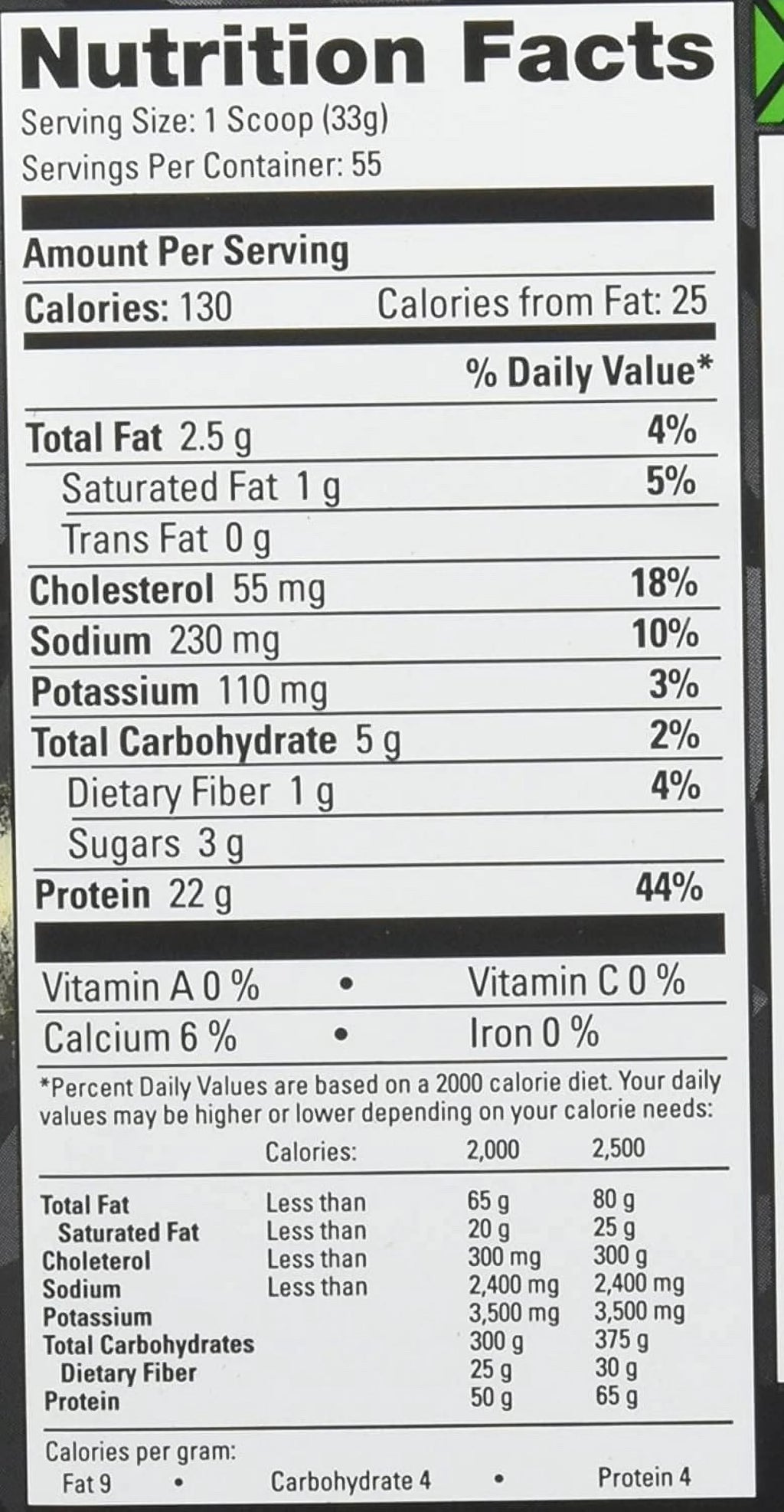 Vanilla Whey Protein Powder 4 LBS O248494