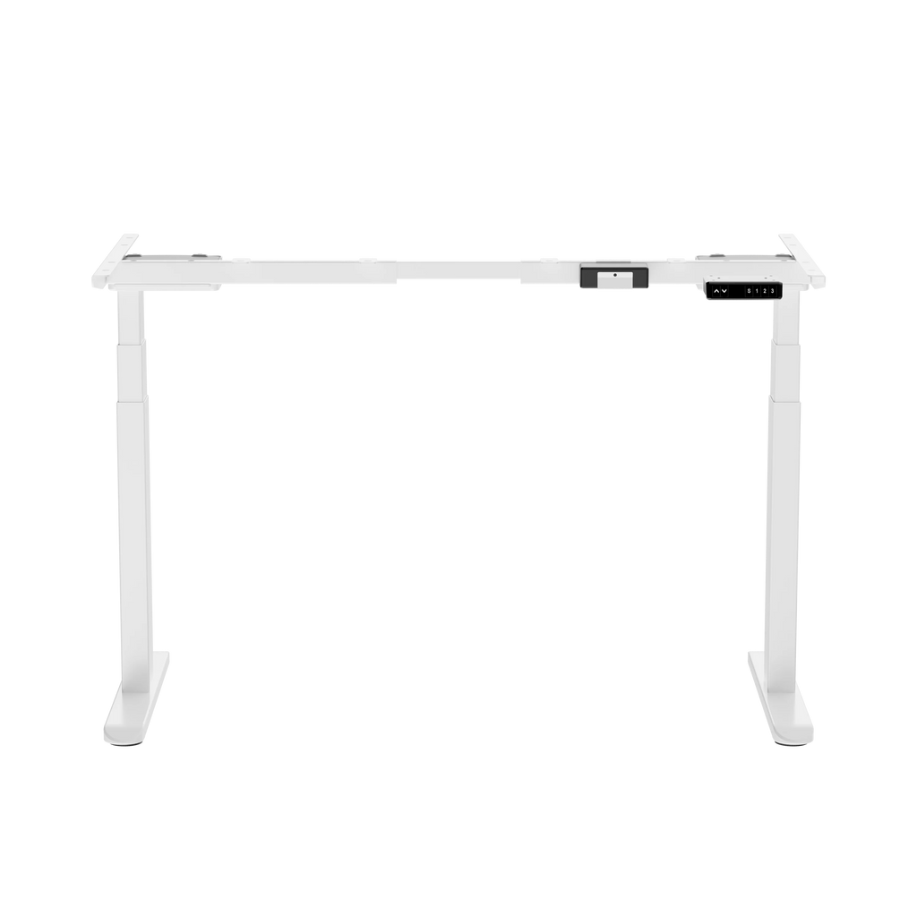 White Electric Stand up Office Desk Frame P485089