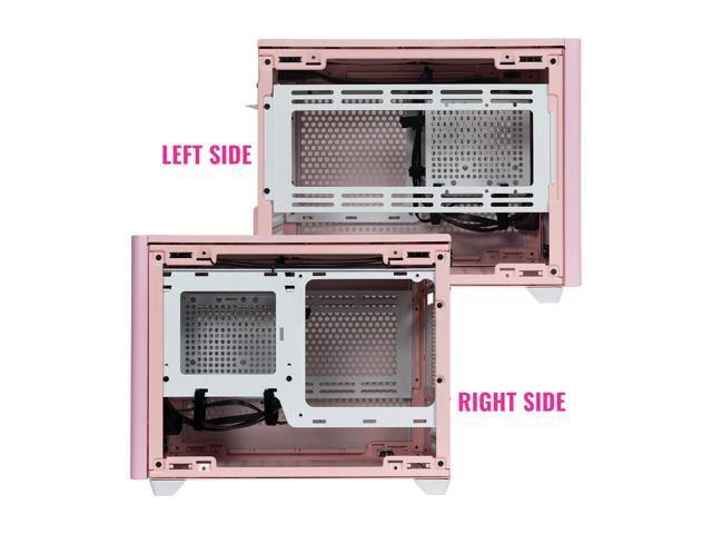 Mini-ITX Flamingo Pink Computer Case Y74959