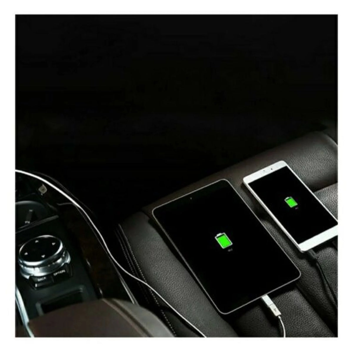Backseat Car Charger, 4 USB Ports (2pk) Z942