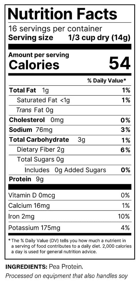 Unflavored Plant Protein Crumbles, 8 oz (Pack of 6) N8745