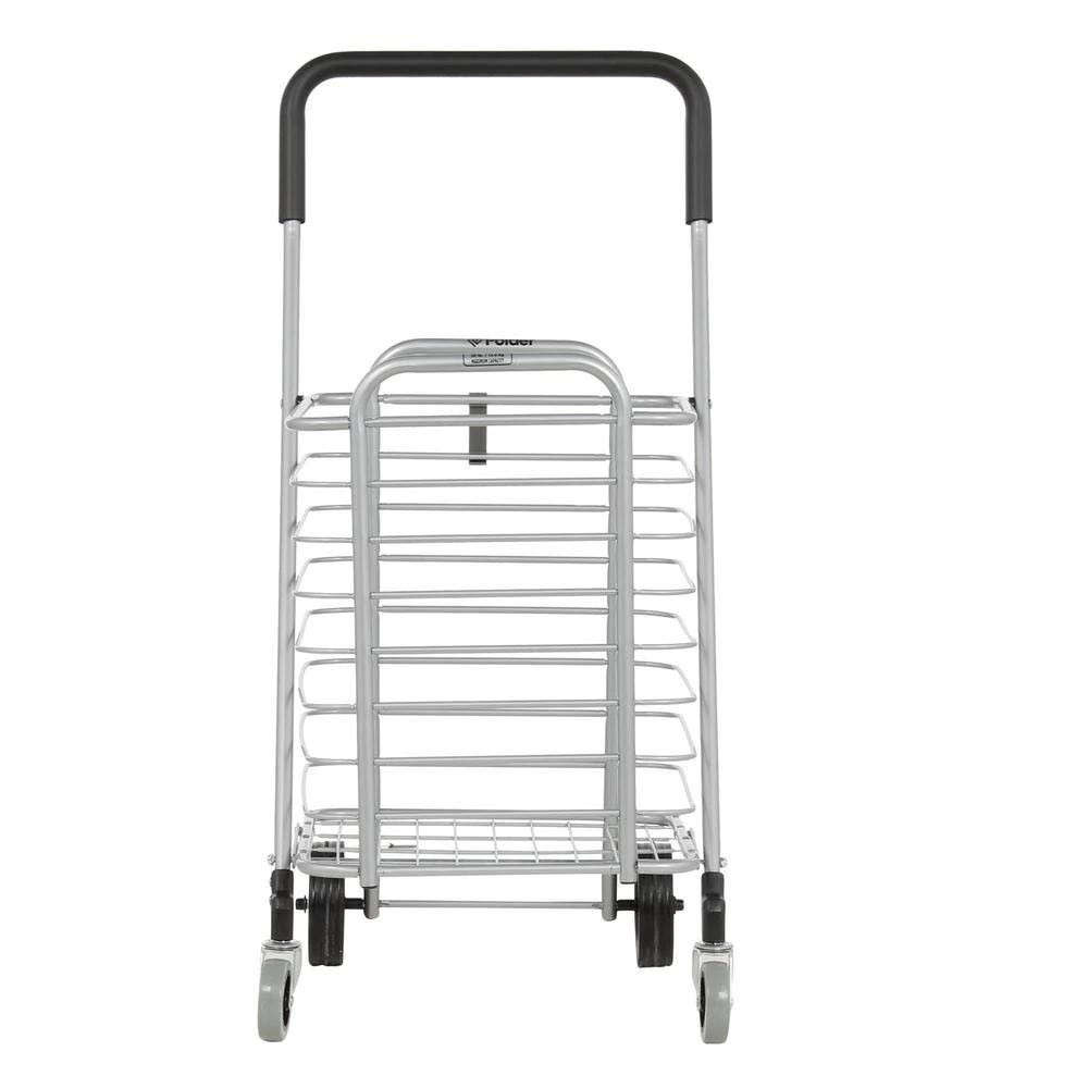 Grey Aluminum Shopping Cart C539545