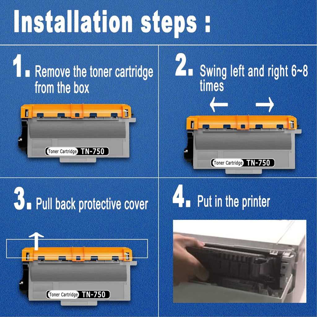 Black TN-750 Compatible Toner Cartridge L169