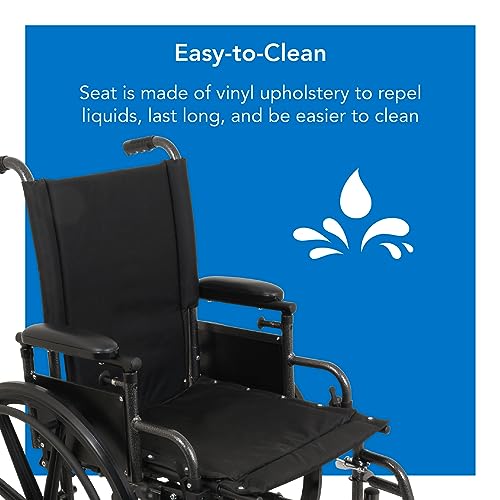 20" x 16" Height Adjustable Wheelchair with Elevating Leg Rest Z28299