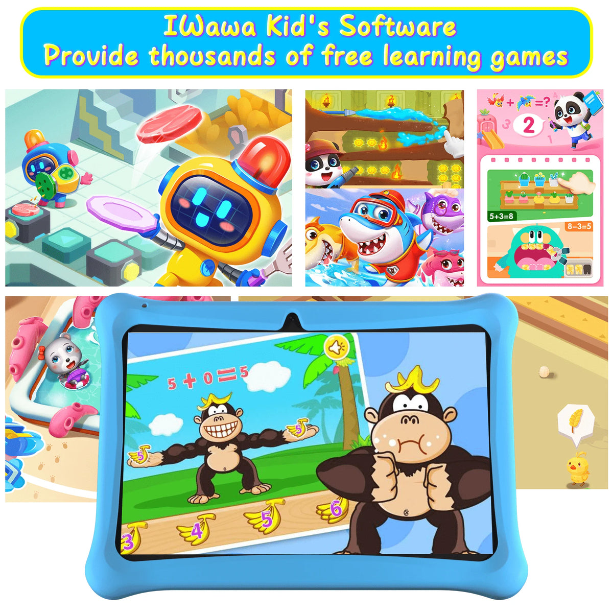 10in Android 12 Kid Education Tablet 2GB RAM 64GB ROM N4528