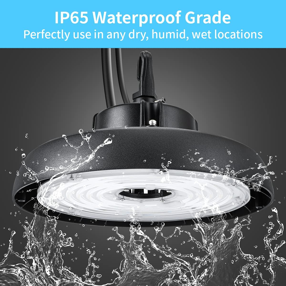 150W Dimmable 5000K LED High Bay Light Pack of 2 P282