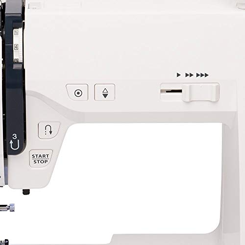 Computerized Sewing Machine with 100 Stitches, 7 Buttonholes, Hard Cover, Extension Table and 22 Accessories L497567