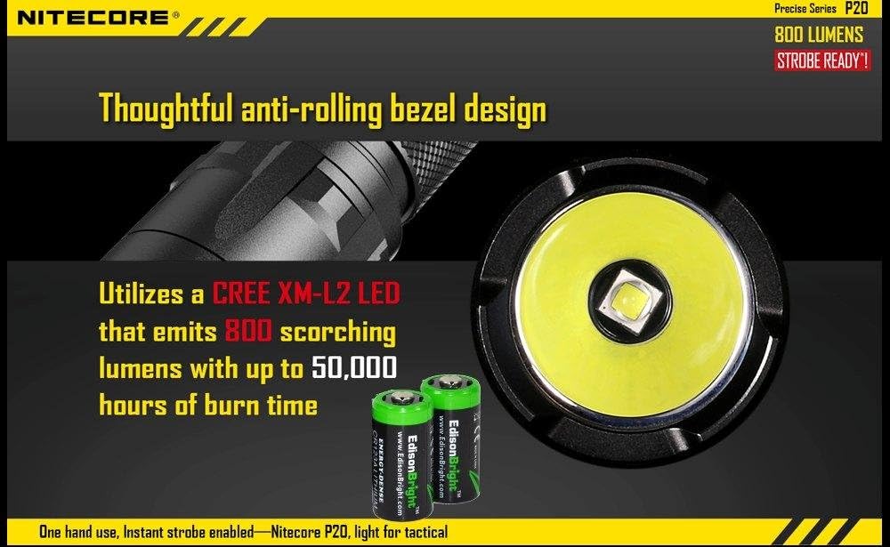 800 Lumen LED Tactical Flashlight W3663
