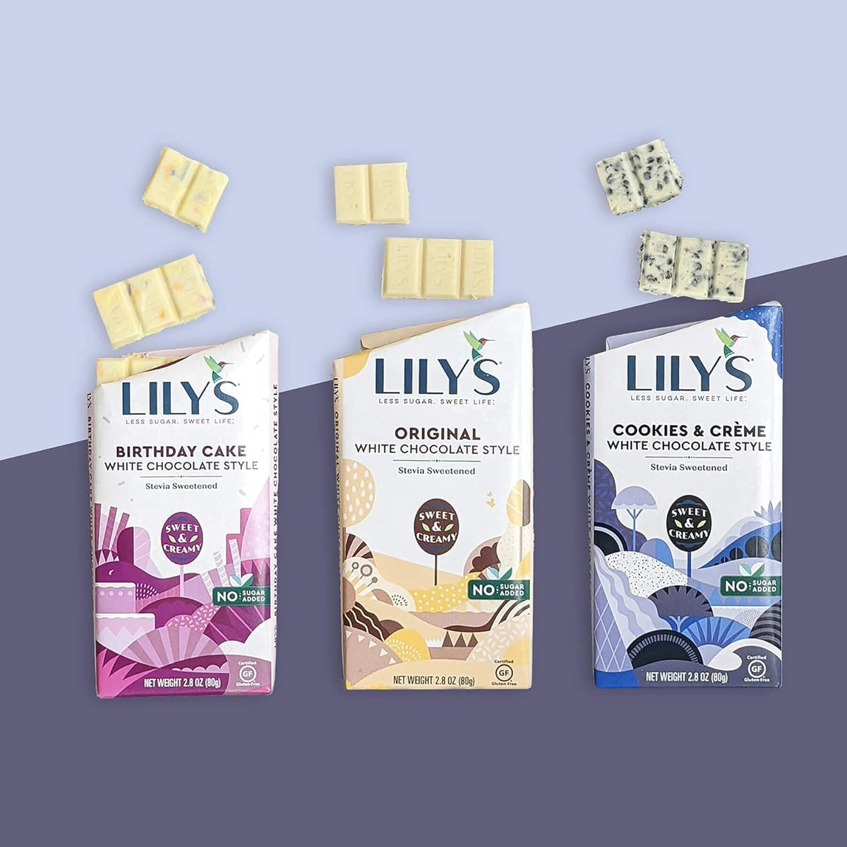 White Chocolate Style Bar Variety Pack 2.8 Ounce 6 Pack W179