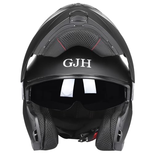 Modular Motorcycle Helmet Flip Up Anti-Fog Lens DOT Approved J19115