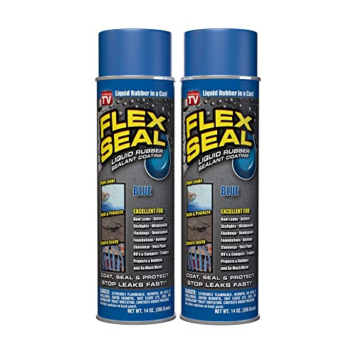 14 oz Blue Waterproof Rubber Spray On Sealant Coating Y276
