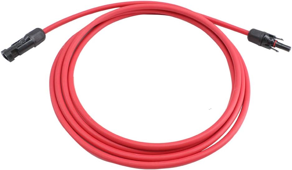 10 AWG 40 Feet Solar Extension Cable with Female and Male Connector D1336