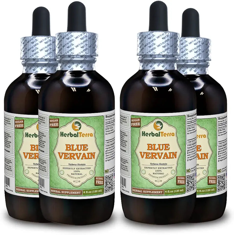Blue Vervain Organic Dried Above-Ground Parts Alcohol-Free Liquid Extract M7295