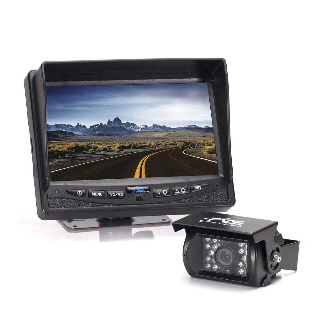 Black Backup Camera System with 7x22 Display V2733