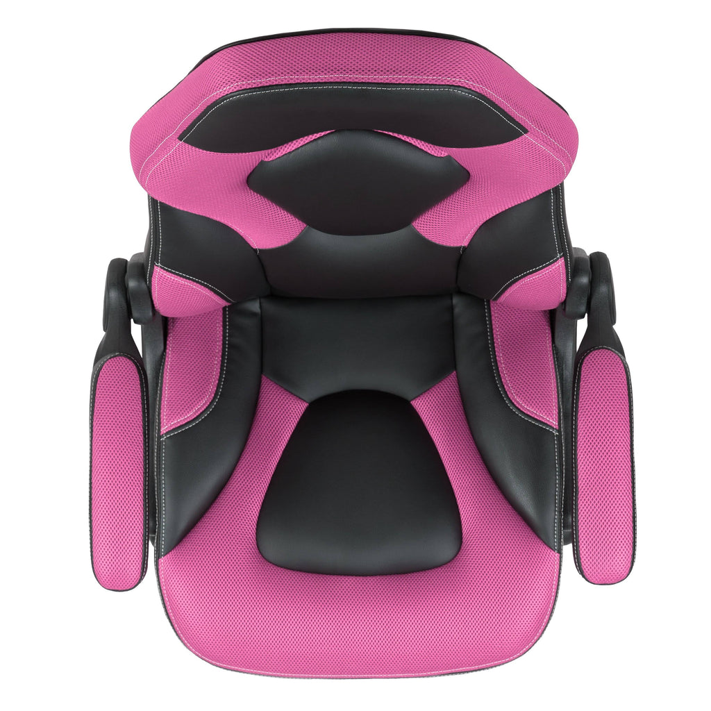 Pink/Black LeatherSoft Gaming Chair O270