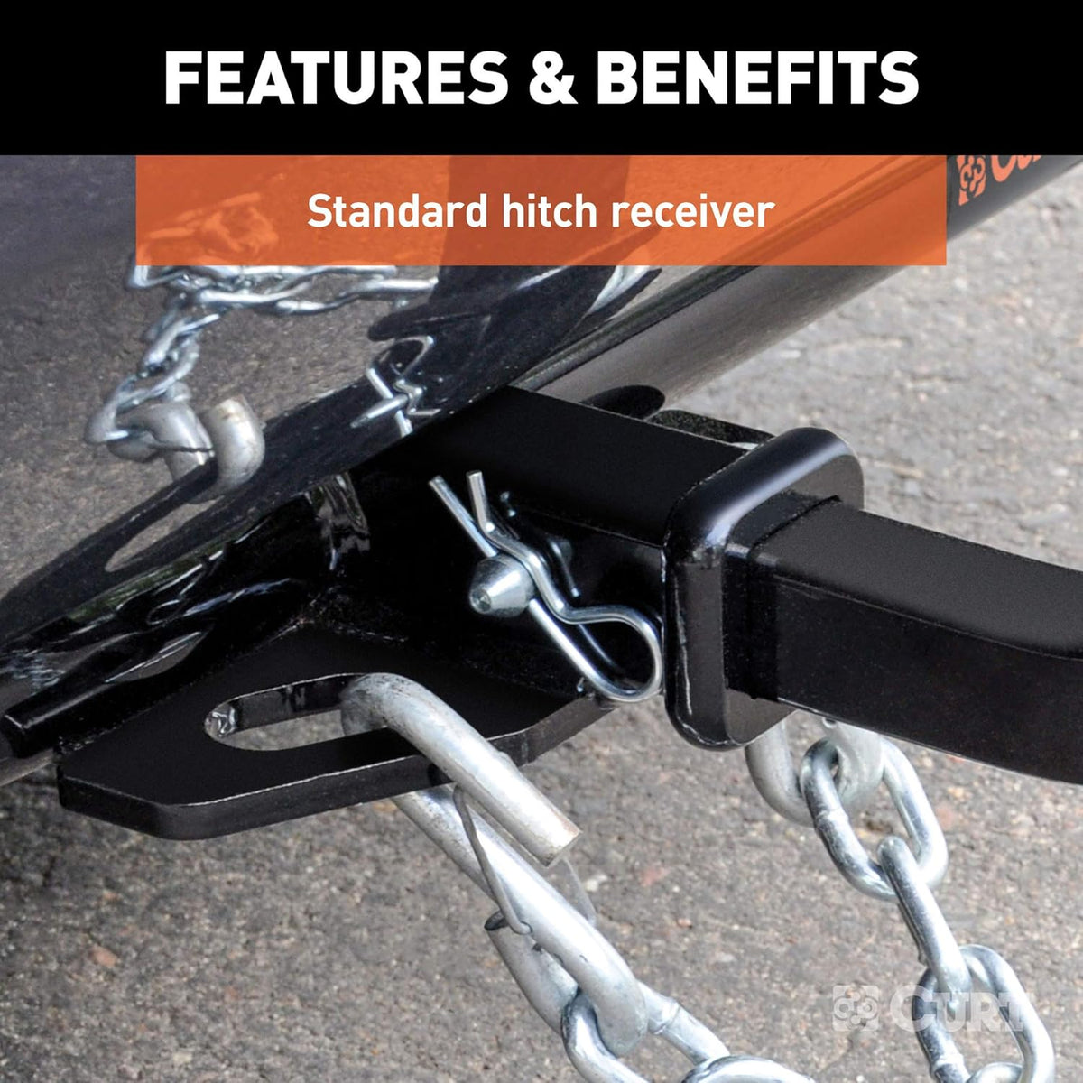 Class 1 Trailer Hitch with Ball Mount, 1-1/4-In Receiver J519