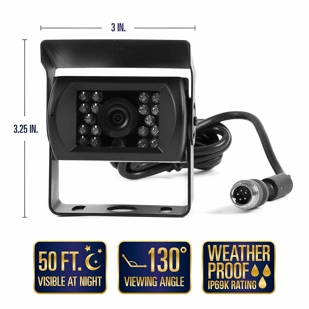 Black Backup Camera System with 7x22 Display V2733