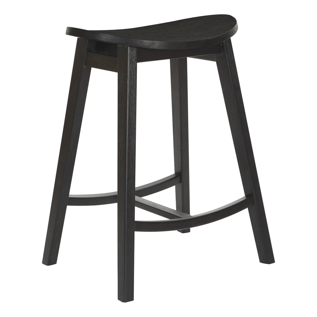 24 Inch Oval Scoop Saddle Stool (2 Pack) Y959245