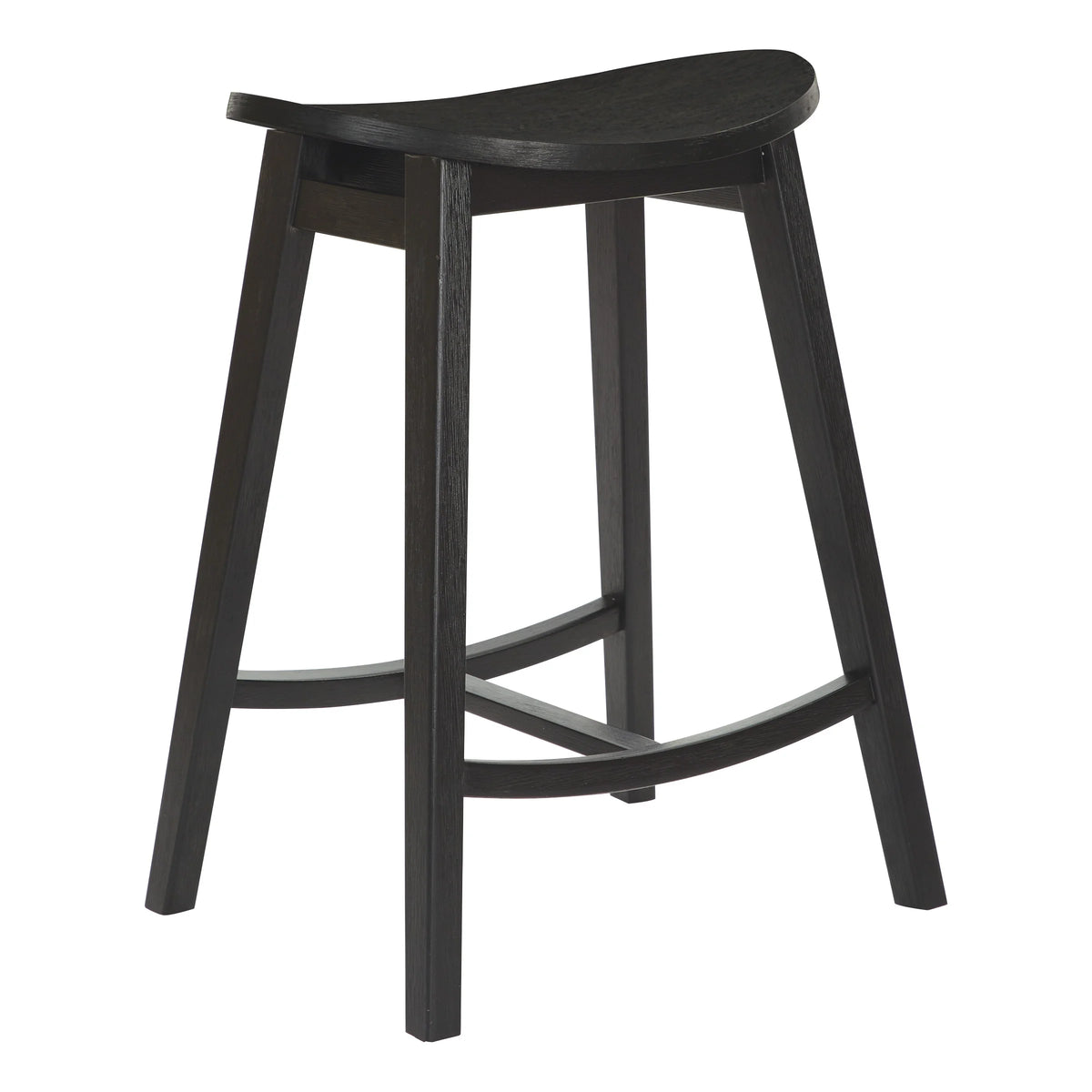 24 Inch Oval Scoop Saddle Stool (2 Pack) Y959245