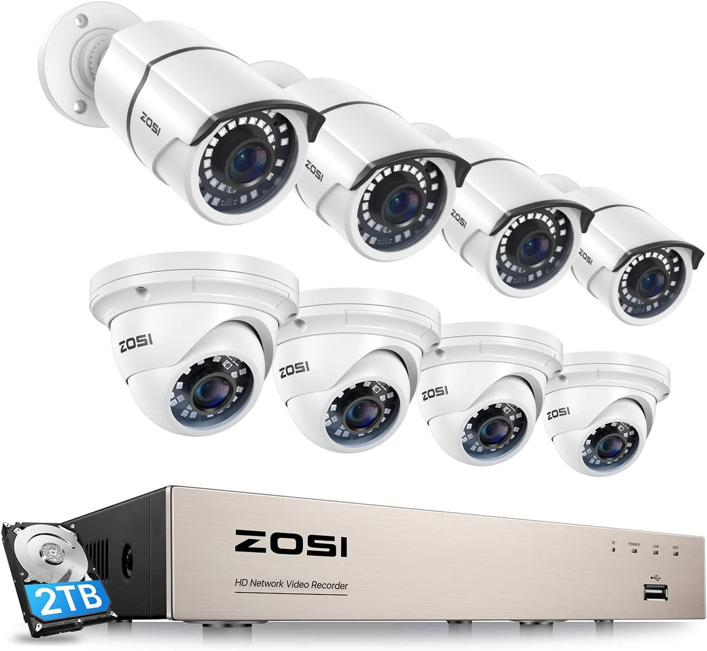 8CH 5MP PoE Security Camera System with 2TB HDD N801209