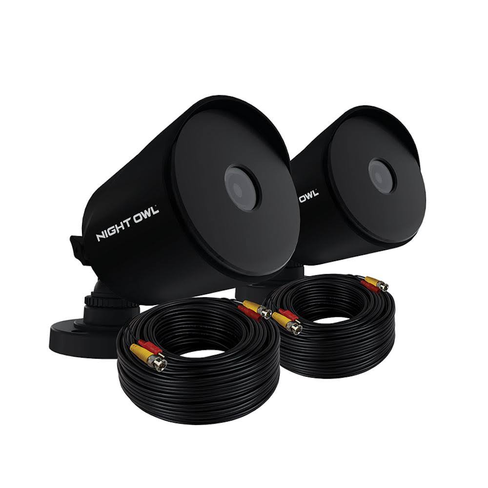Black 2 Pack 1080p HD Wired Cameras U23900