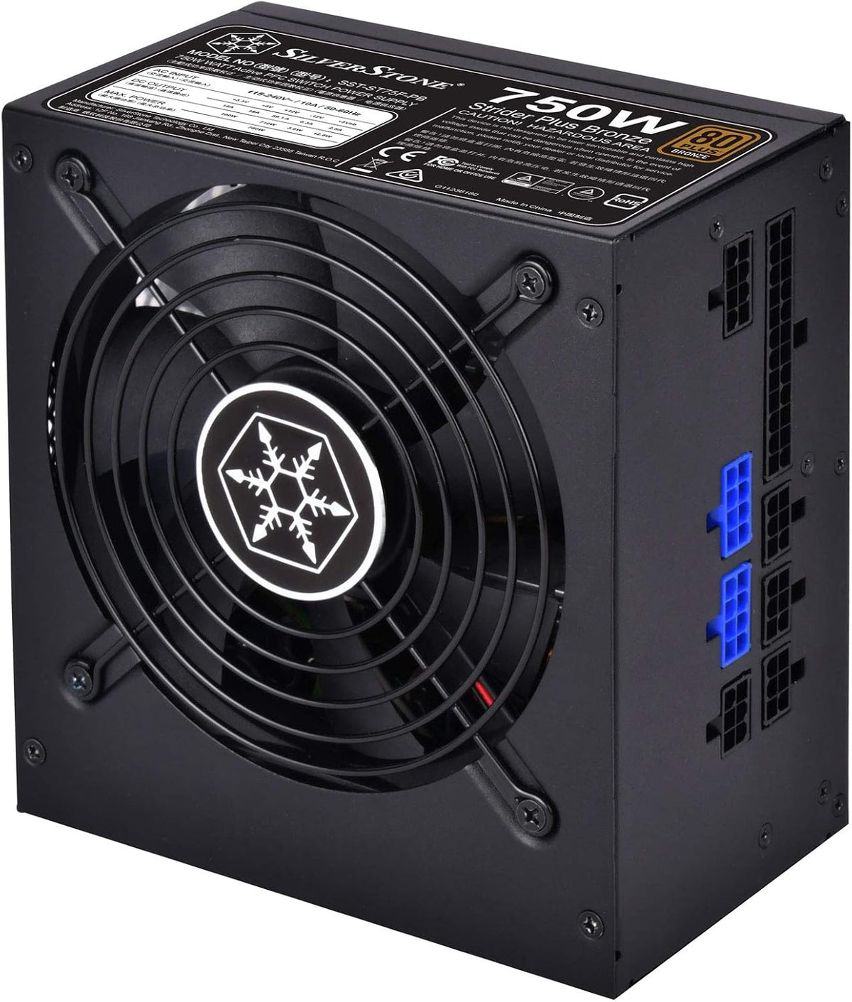750 Watt ATX Power Supply 80 Plus Bronze Modular H3541