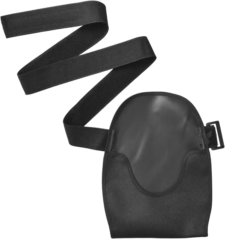 Black Ostomy Bag Cover with Adjustable Belt V8656