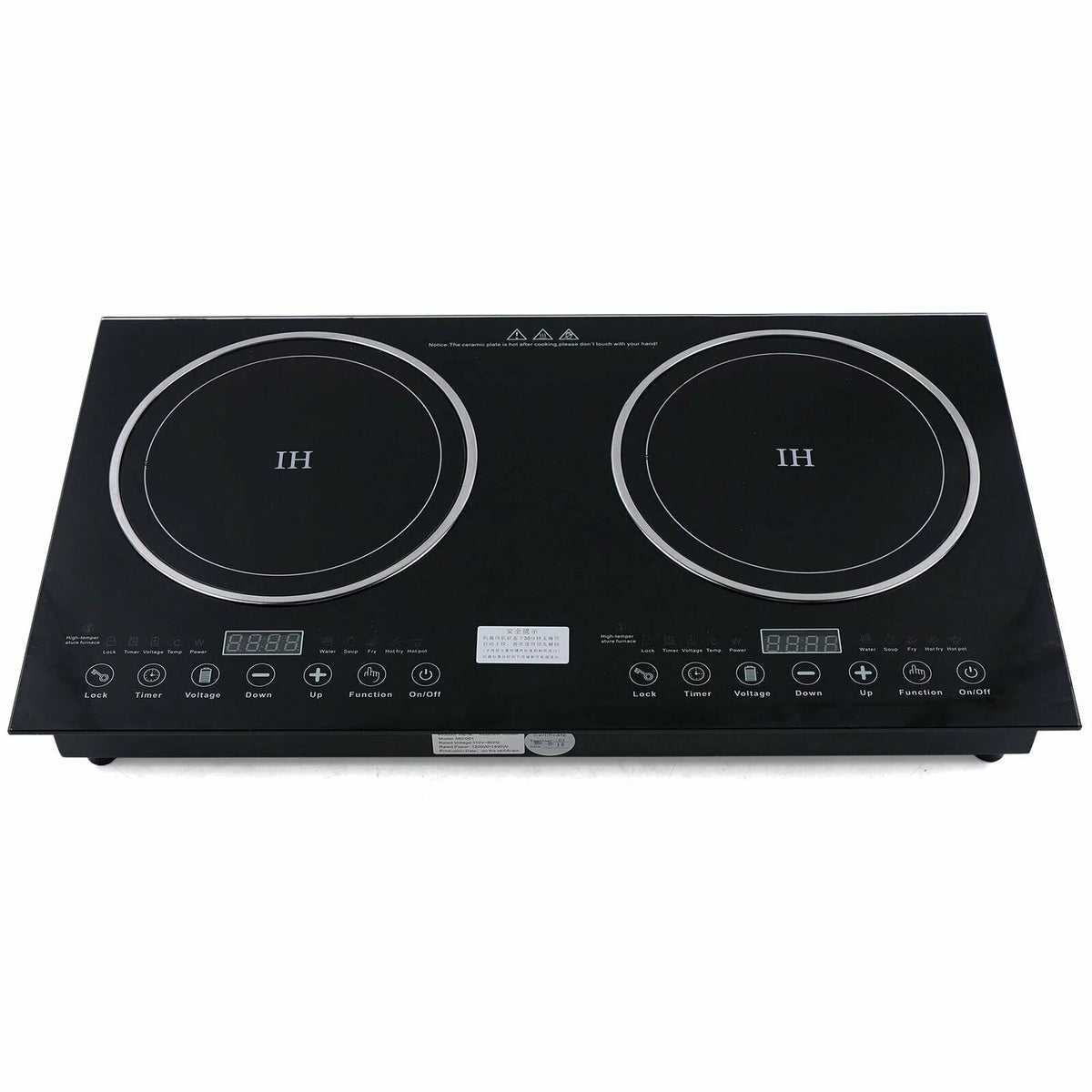 2600W 110V Double Burners Induction Cooktop O1606