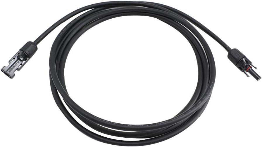 10 AWG 40 Feet Solar Extension Cable with Female and Male Connector D1336