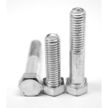 M14 x 2.00 x 140 mm Coarse Thread DIN 931 Class 8.8 Hex Cap Screw Medium Carbon Steel Zinc Plated Pk 50 V606