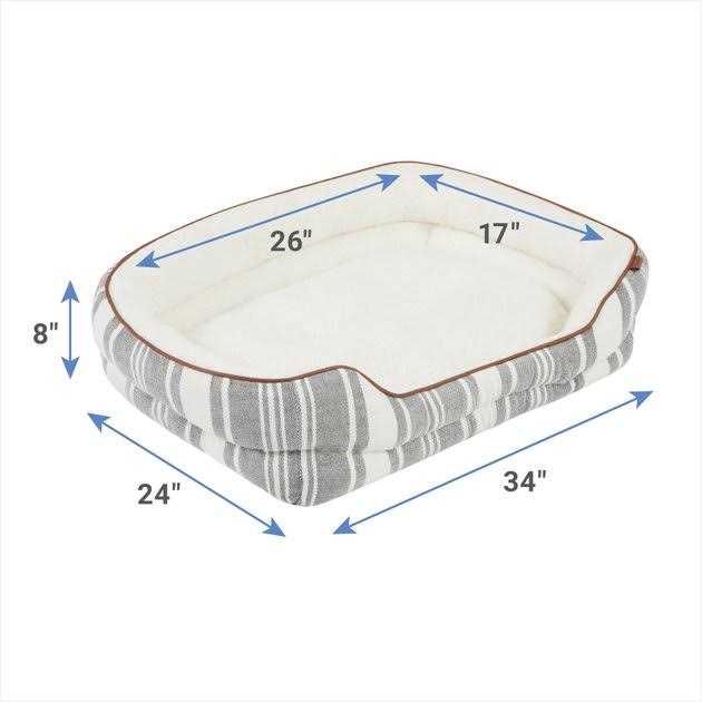 Farmhouse Double Bolster Dog & Cat Cuddler M124453