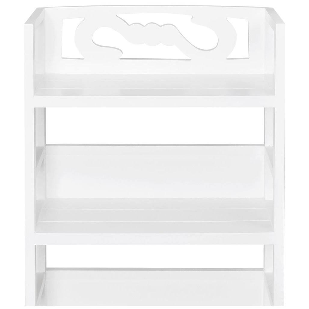 White Wood Bathroom Cabinet B8240