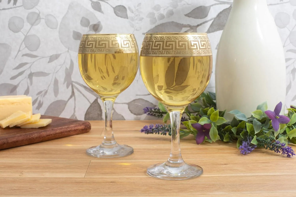 Wine Goblet Glasses 6 Pieces N194