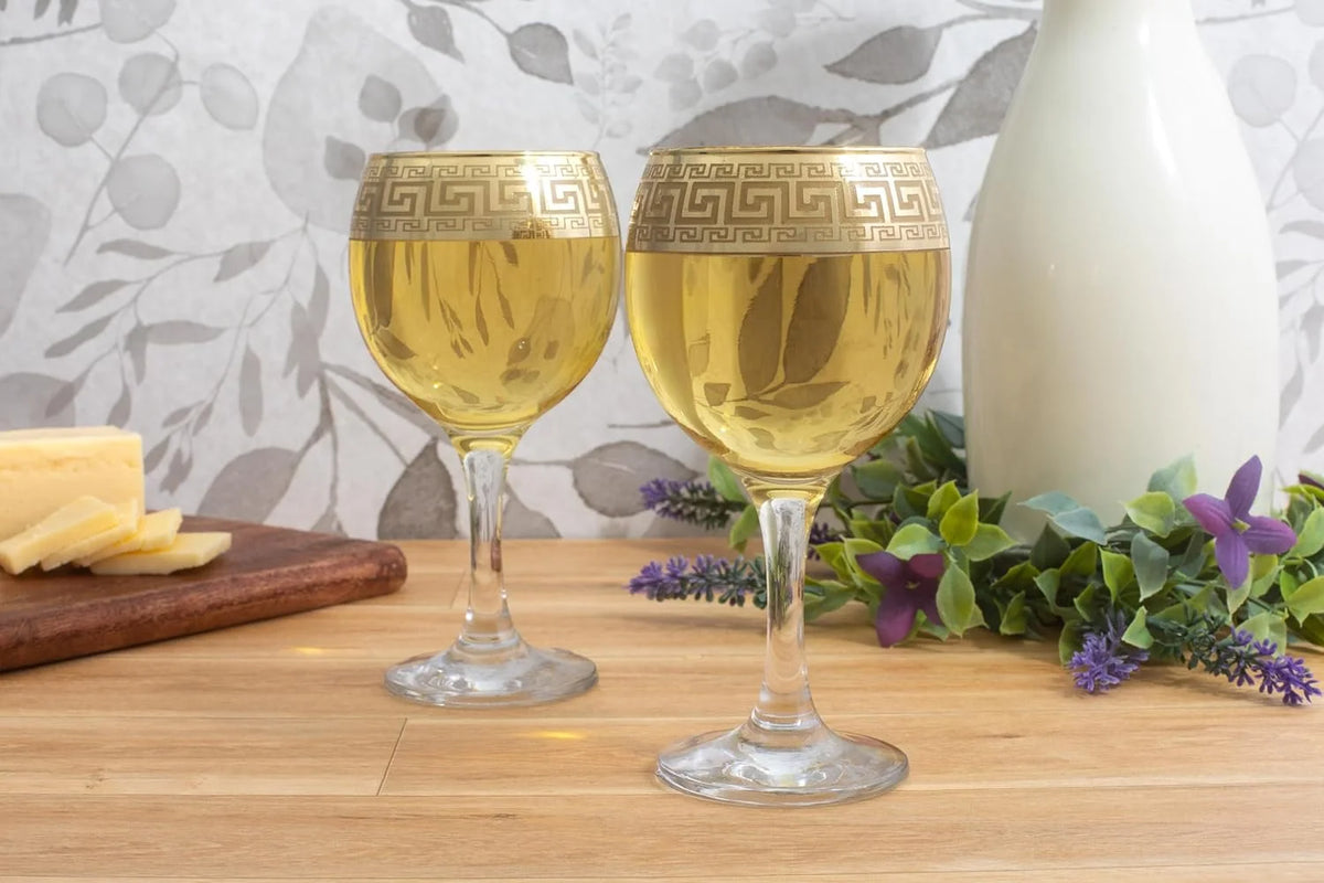 Wine Goblet Glasses 6 Pieces N194