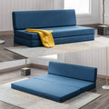 Folding Memory Foam Linen Sofa Bed O78702