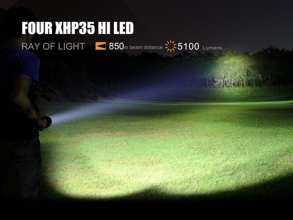 5100 Lumen 4 LED Flashlight U581447