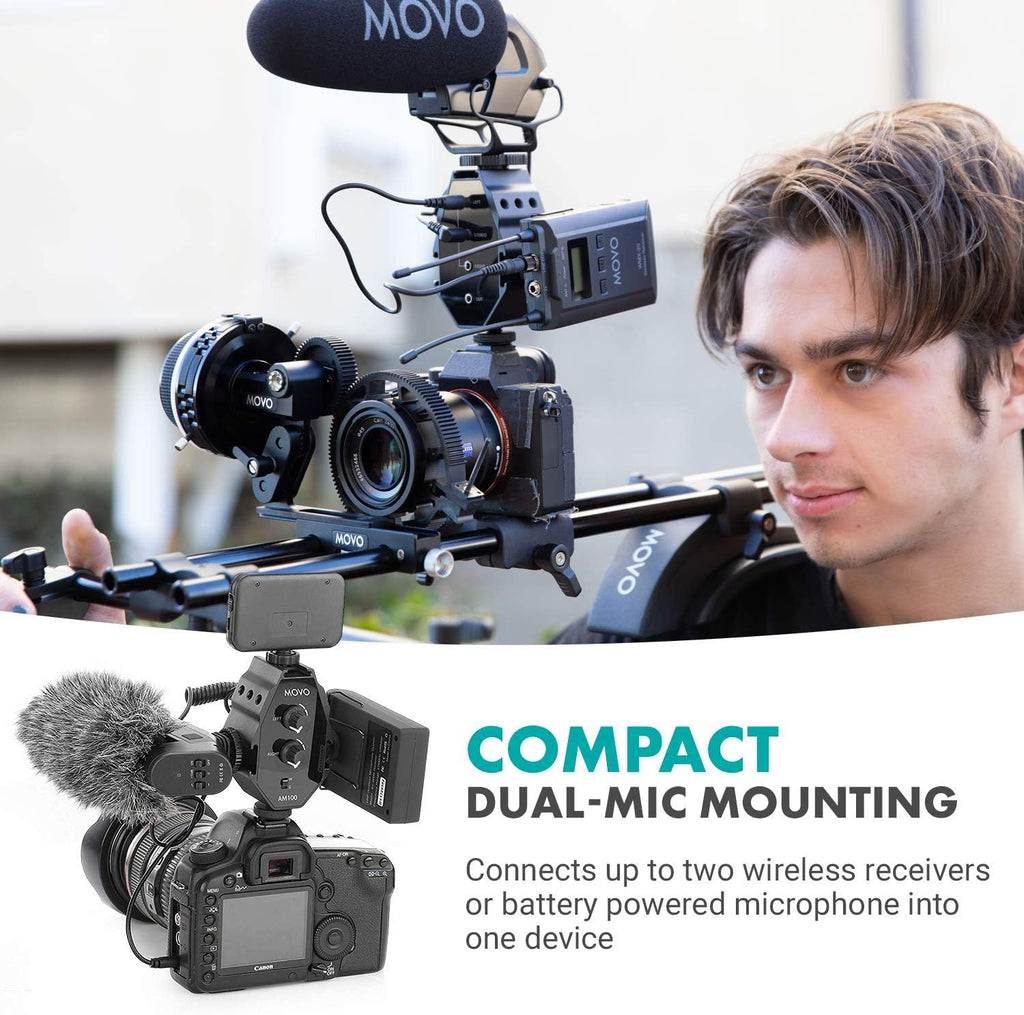 48-Channel UHF Wireless Lavalier Microphone System with 2-Ch Mixer, 2 Receivers, 4 Transmitters, and 4 Lapel Microphones U24871