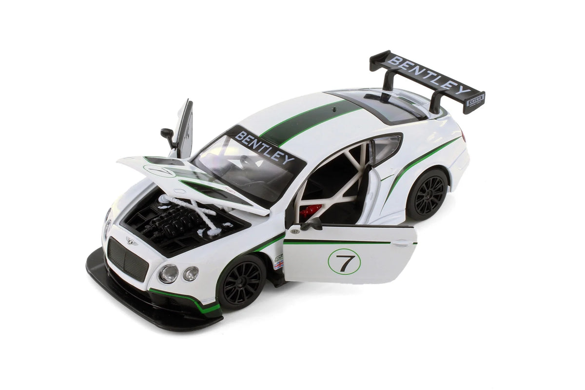 1/24 Scale White Diecast Model Car L516